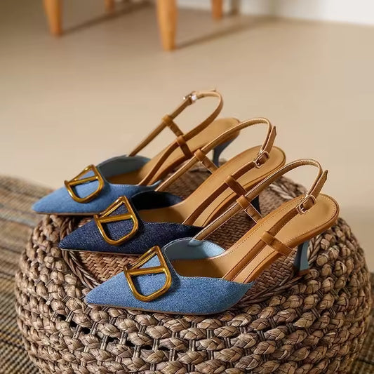 Zapatillas Mujer Designer Thin Heels
