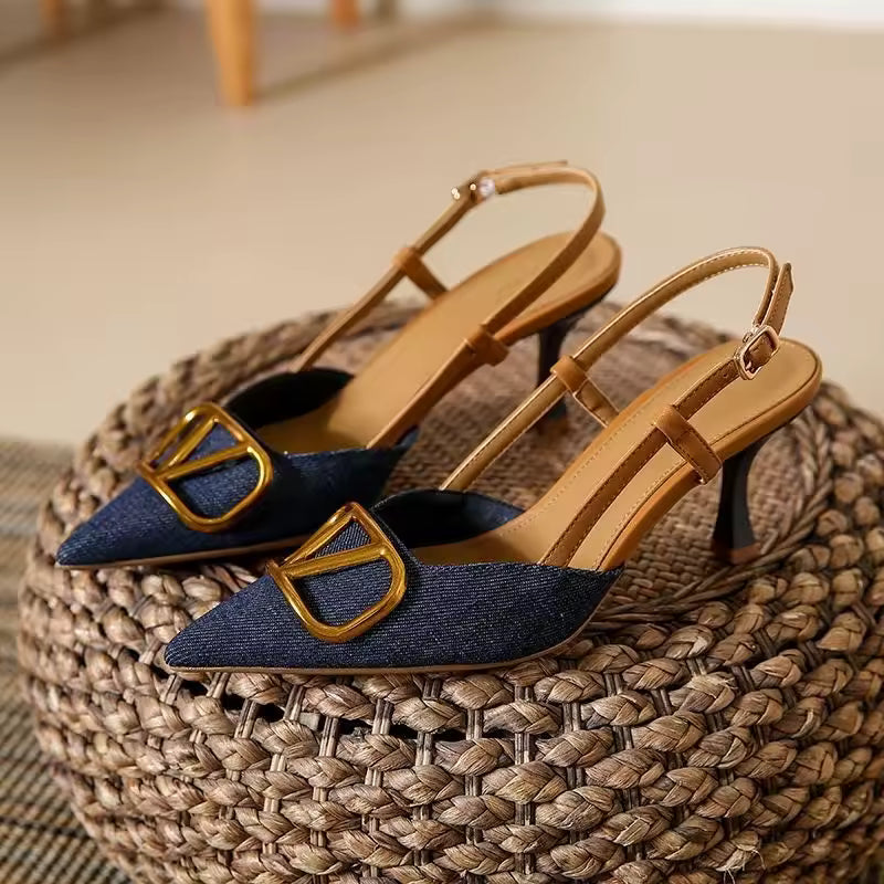 Zapatillas Mujer Designer Thin Heels