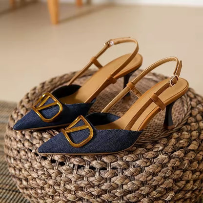 Zapatillas Mujer Designer Thin Heels